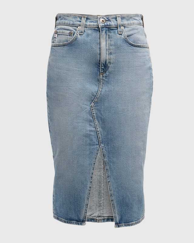 Alicia Denim Midi Skirt